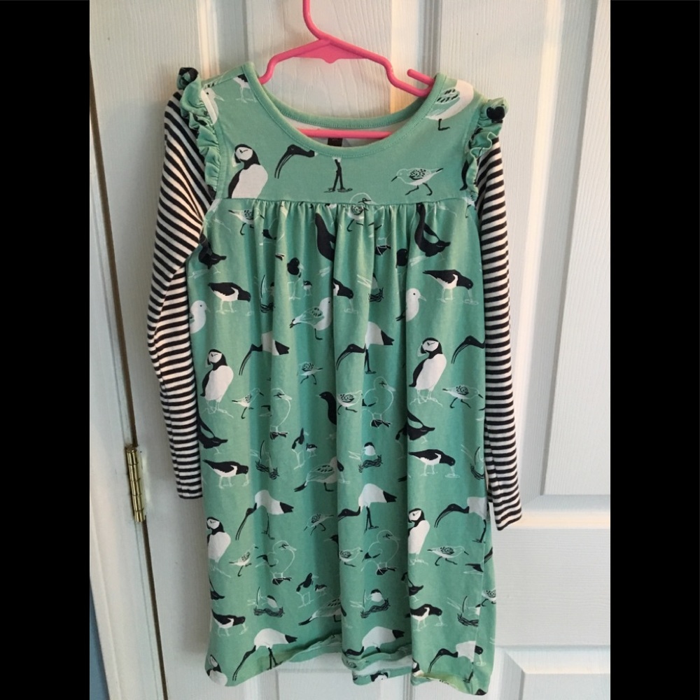 Tea long sleeve penguin dress